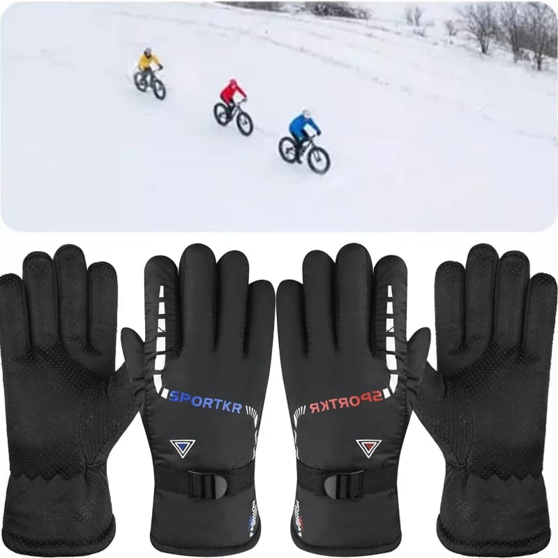 Luvas térmicas de motocicleta para homens e mulheres, luva, quente, inverno, ao ar livre, impermeável, esporte, moto, ciclismo, universal, alta qualidade