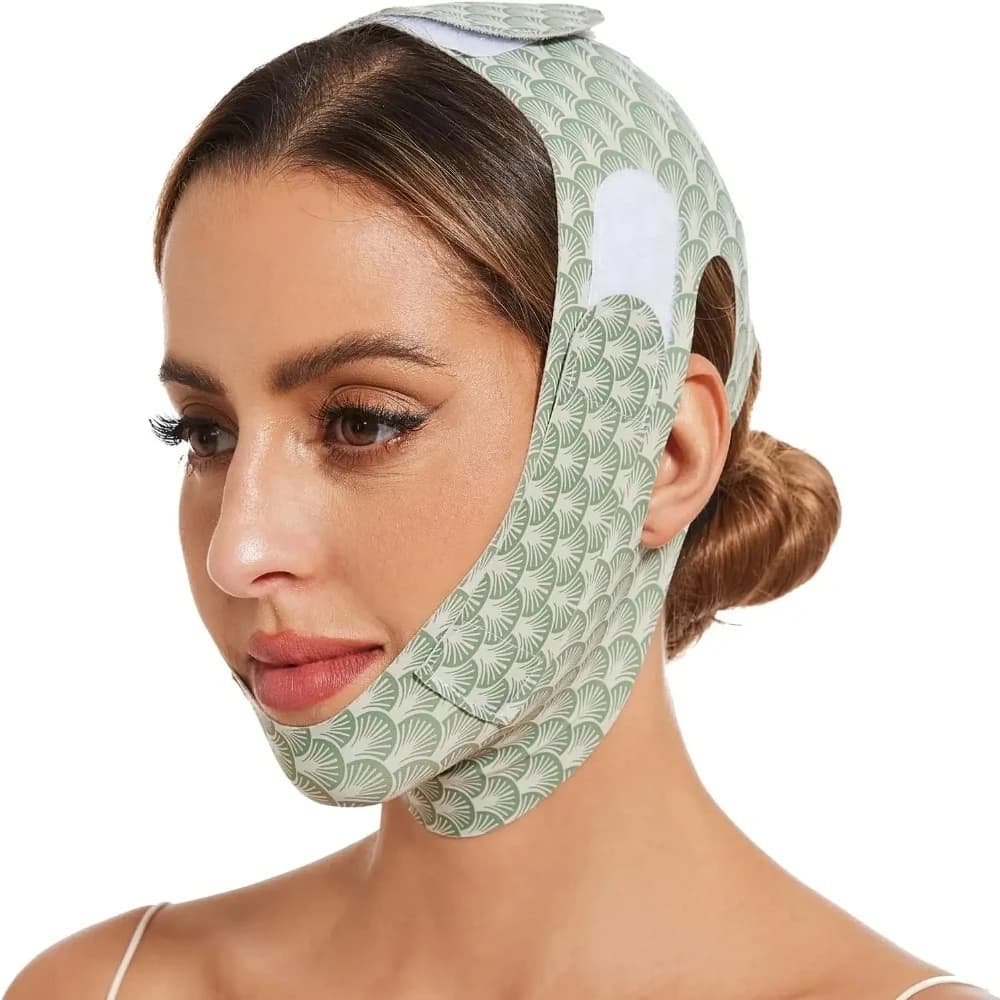 Mulheres rosto máscara de levantamento rosto emagrecimento bandagem v linha shaper queixo bochecha levantar anti rugas cinto beleza facial ferramentas cuidados com a pele