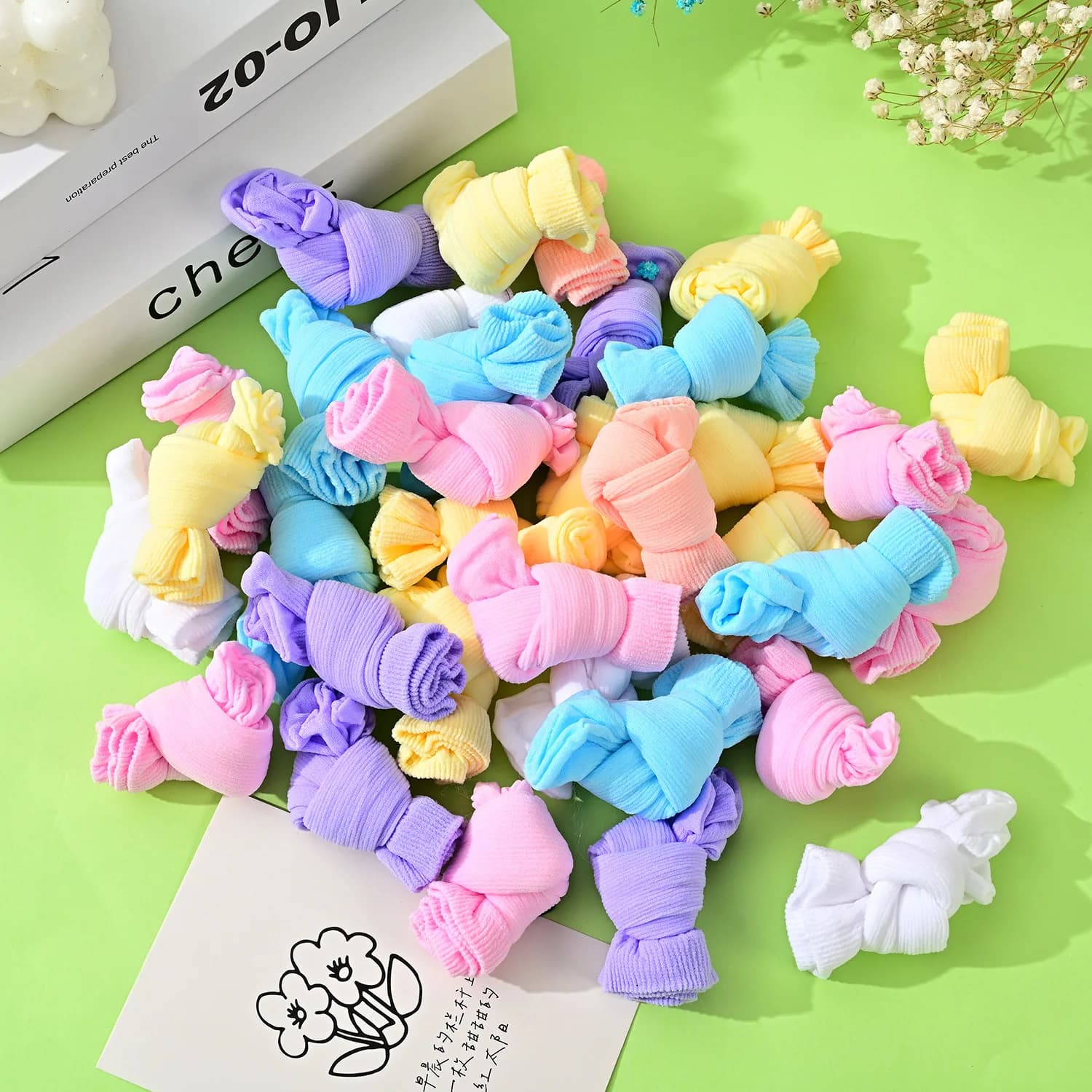 10 pares de meias para bebês meninas primavera verão cor doce meias para bebês recém-nascidos meias para bebe crianças meias para meninos