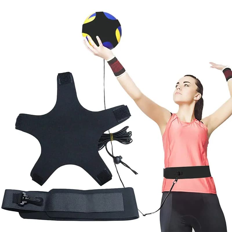 1 pçs voleibol futebol rebote bola de treinamento saltando treinamento para estudantes da escola primária e secundária treinamento controle bola