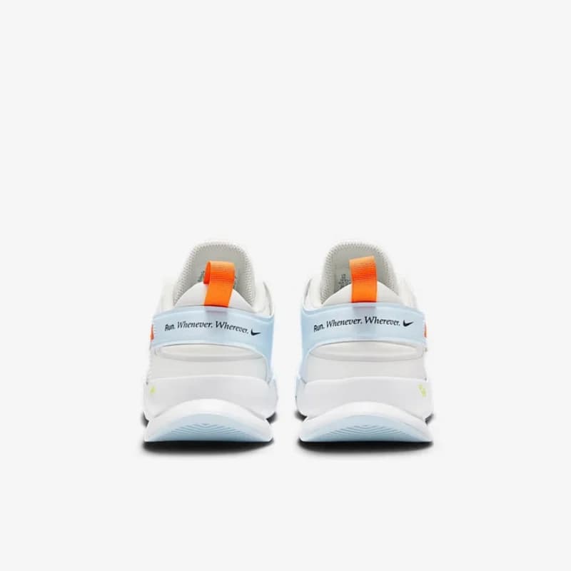 Tênis de Corrida Nike Feminino Branco Azul Claro Laranja