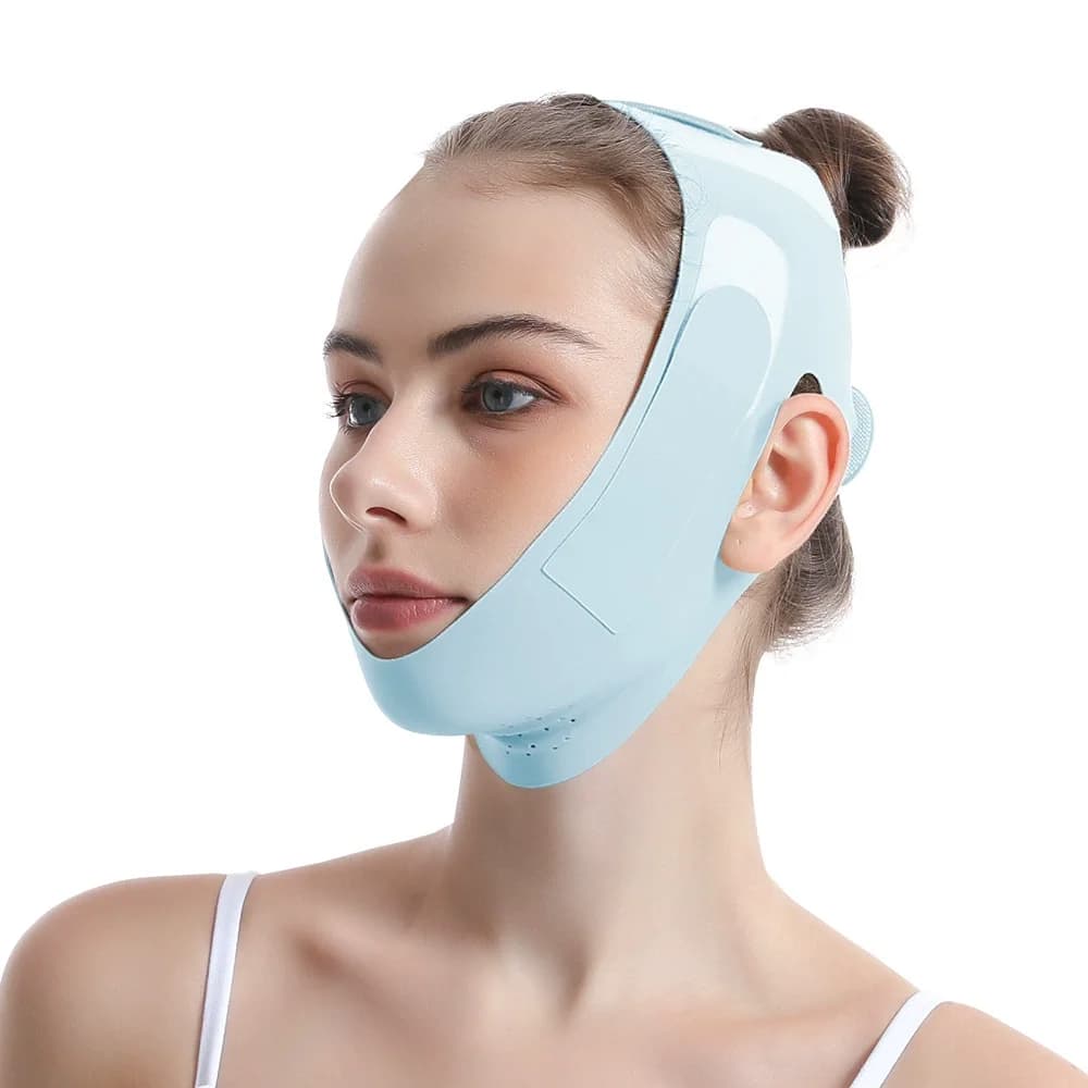 Rosto emagrecimento bandagem queixo bochecha cinto de levantamento v linha rosto shaper anti rugas banda massagem facial cinta beleza cuidados com a pele ferramentas