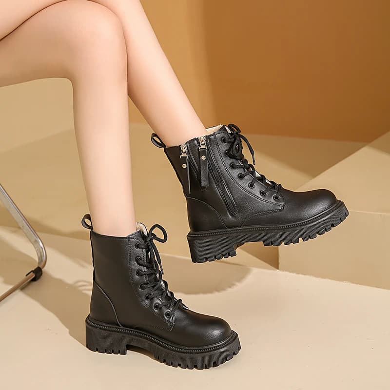 Sexy elegante casual/simples botas de cavaleiro de inverno nova cor sólida veludo quente confortável fino/versatile botas femininas da moda