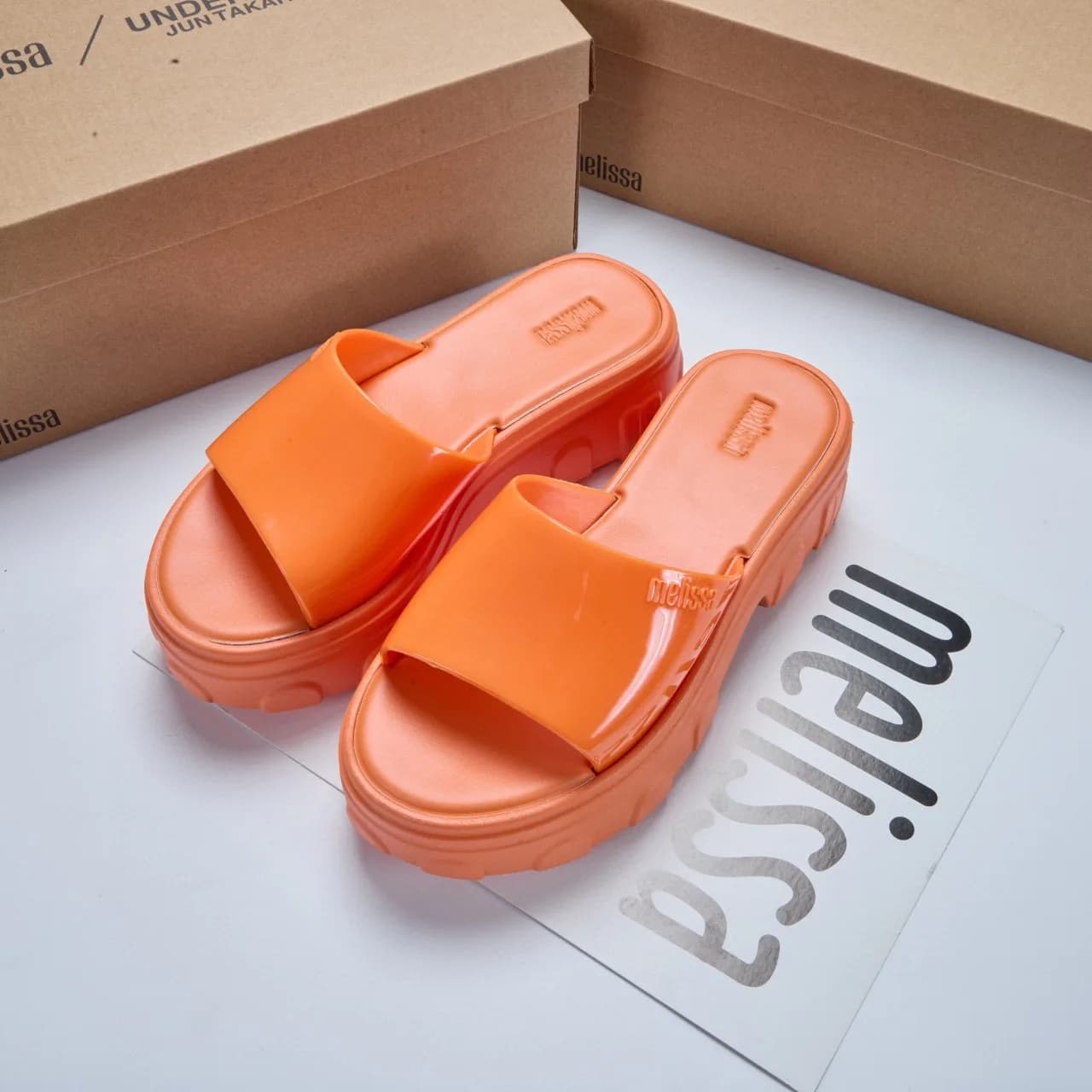 Mini melissa plataforma macia eva chinelos moda feminina flip flop casa sapato banheiro antiderrapante slides sandálias ao ar livre indoor