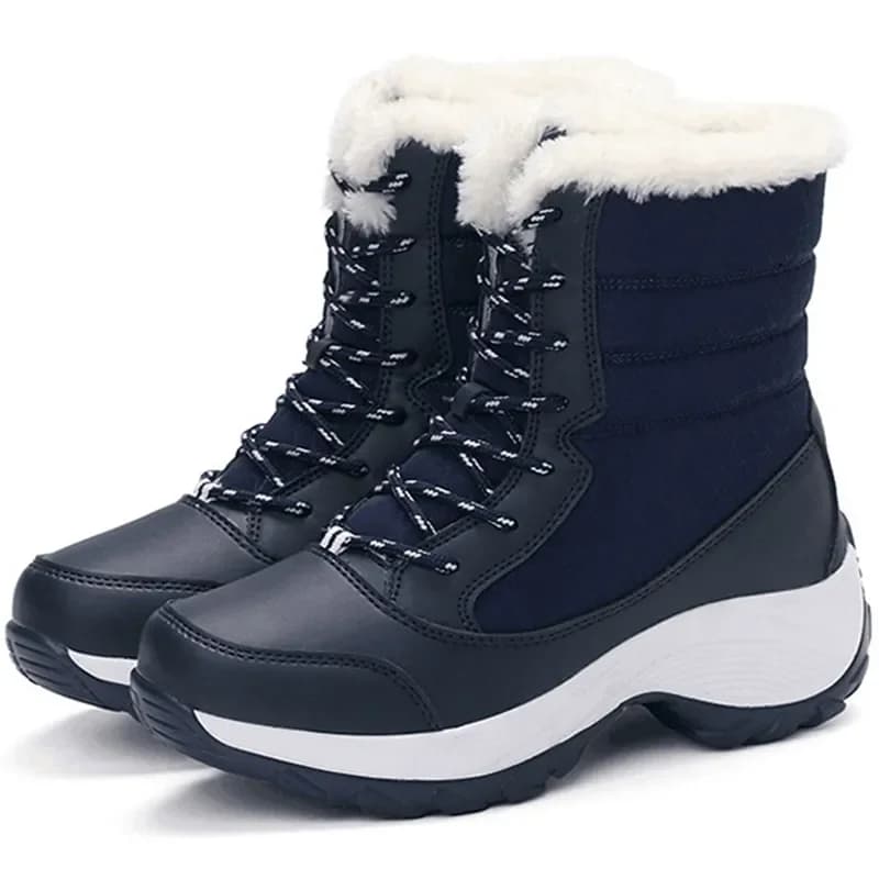 Botas femininas leves botas de tornozelo sapatos de plataforma para mulheres saltos de inverno botas mujer manter quente neve sapatos de inverno feminino botines