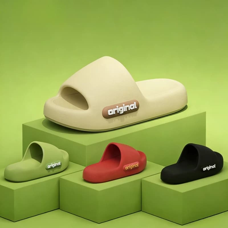 Mulheres homens chinelos casa plataforma nuvem verão banheiro slides interior sola macia sandálias antiderrapante masculino eva grosso flip flops