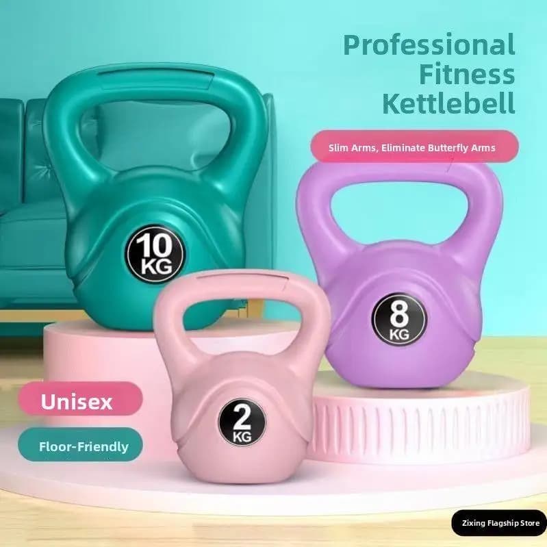 Kettlebell Masculino para Fitness em Casa 10kg, para Agachamento Profundo e Treino Intenso de Glúteos, Equipamento de Ginástica