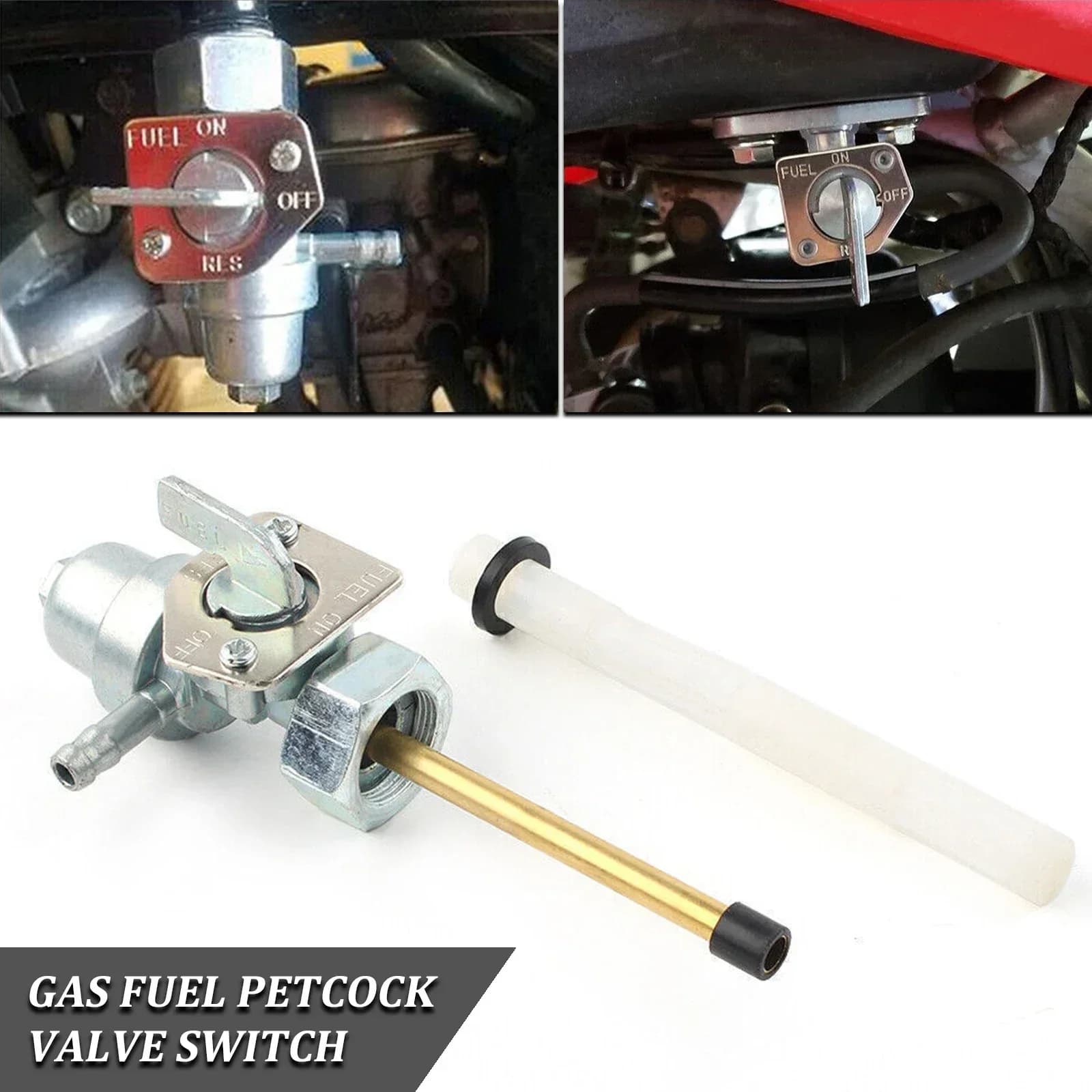Válvula de Combustível para Tanque de Gasolina de Motocicleta para Honda TRX 250 300 TRX300 ATC250SX ATC350X Fourtrax Big Red Scooter