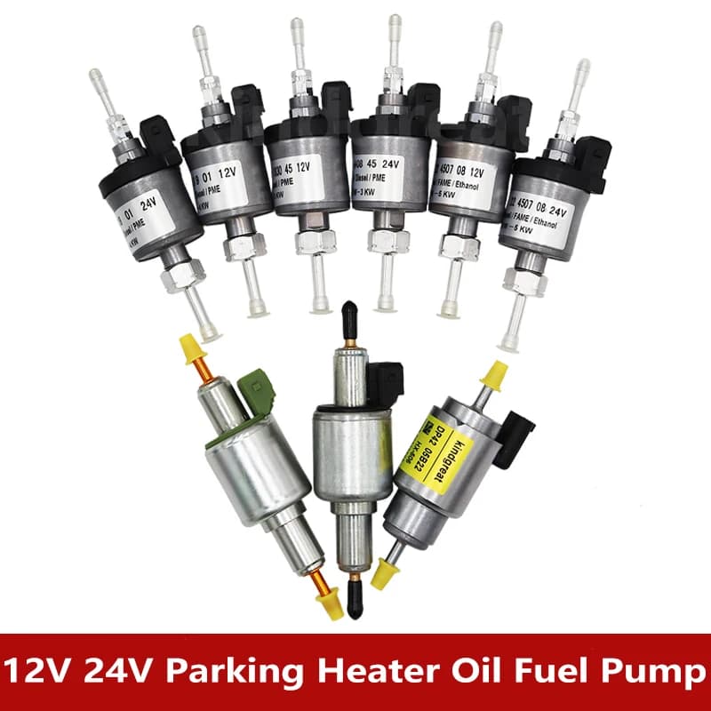 Bomba de Combustível para Aquecedor a Diesel 12V/24V de 2KW 5KW para Aquecedores Eberspacher Airtronic Webasto e Marcas Chinesas