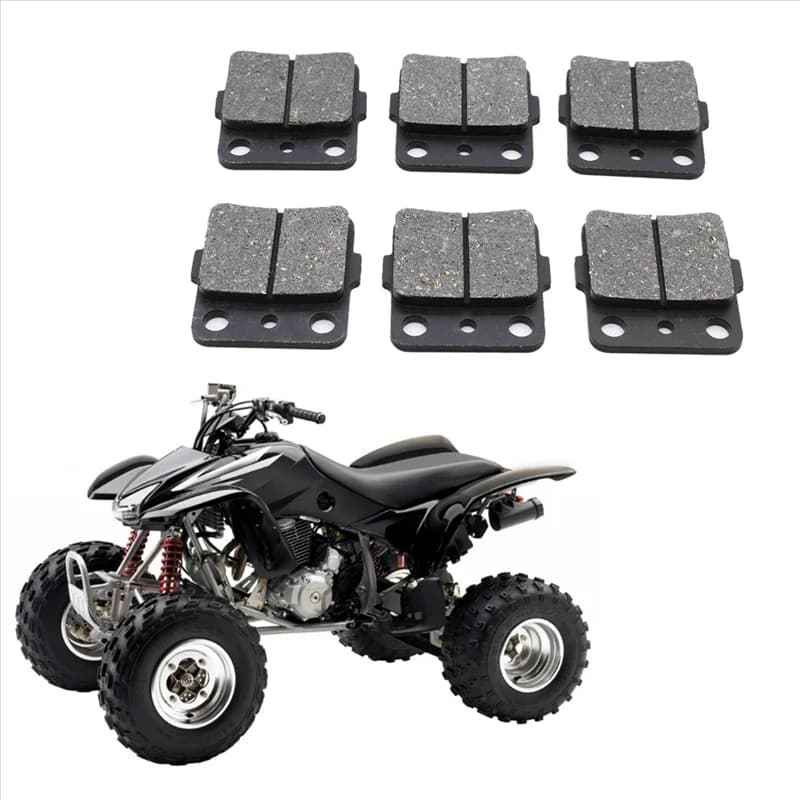 Pastilhas de freio dianteiro traseiro para honda trx400ex trx 400 x sportrax 2001-2008 peças de reposição pastilhas de freio para veículos todo terreno