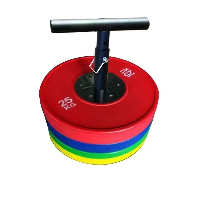 Conjunto de Halteres e Barras Ajustáveis com Alça T-Kettlebell para Treino de Quadril e Fitness em Casa