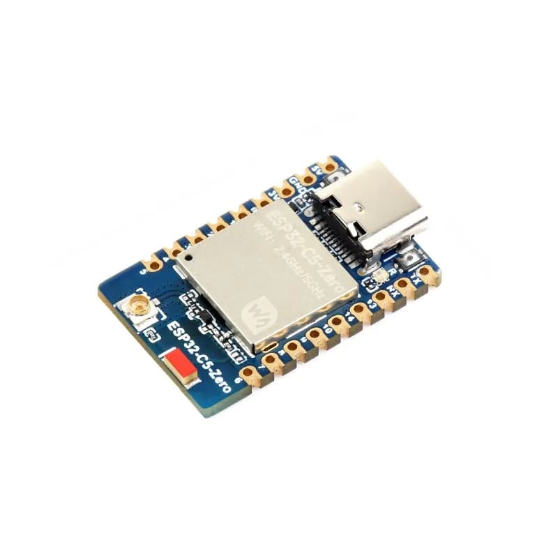 Nova Placa de Desenvolvimento ESP32-C5 Dual Band 2.4G & 5G WiFi 6 + BLE 5.0 com Processador RISC-V de Núcleo Único, Mini Kit de Desenvolvimento IoT