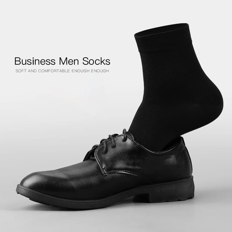 Hss marca masculina meias de algodão novo estilo preto homens de negócios meias macio respirável verão inverno para meias masculinas plus size (6.5-14)