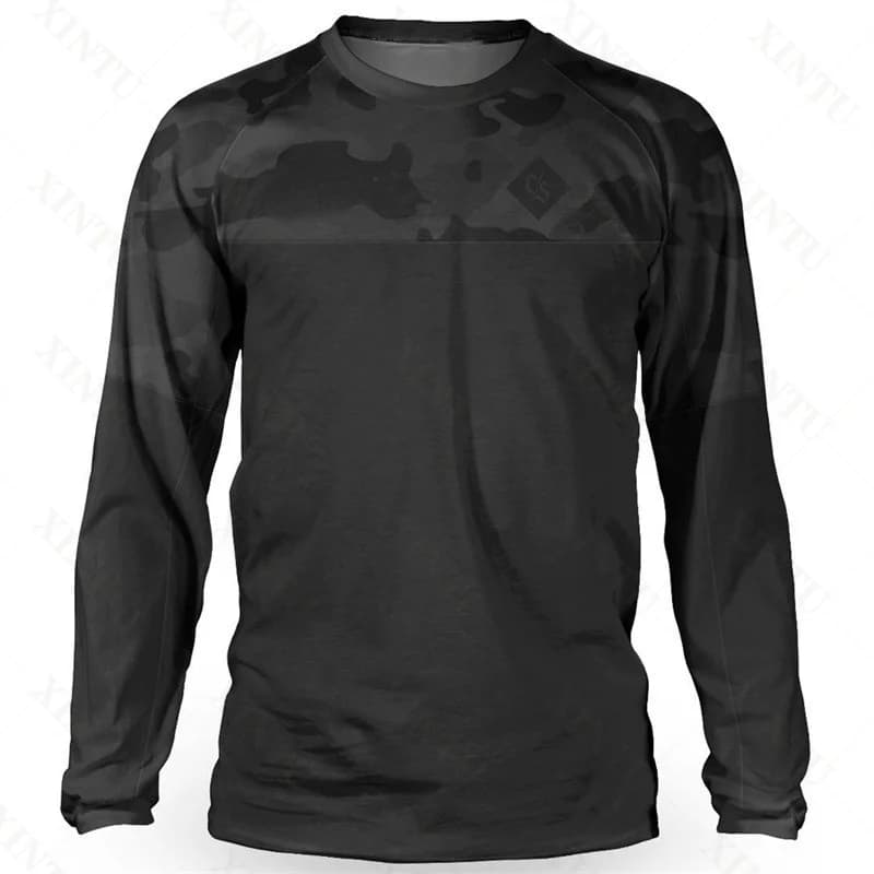 Camisa masculina solta piloto dh motocross downhill terno mtb mountain bike respirável camiseta lgra moletom de manga longa
