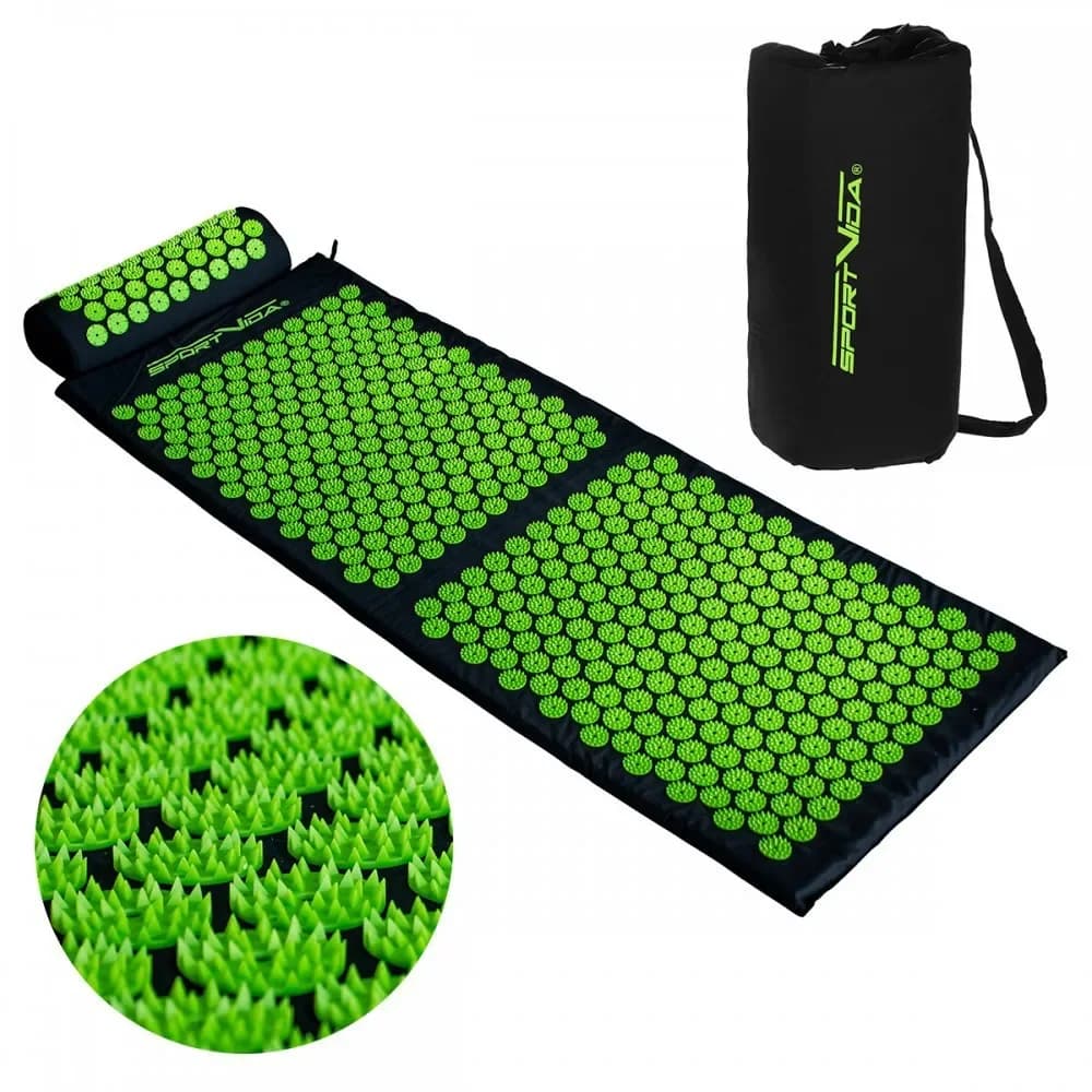 130*50*2.5CM Flor de Lótus Esponja Conjunto de Tapete de Acupressão para Yoga Tapete de Massagem de Acuponto