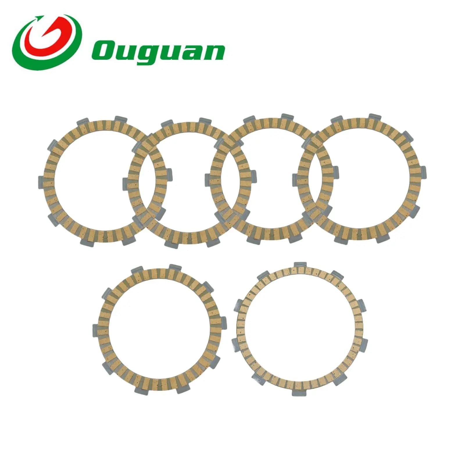ouguan para Honda NX250 TRX250 XR250 XR250R NX TRX XR XL 250 XL350 XL350R XL 350 Conjunto de Placas de Fricção de Embreagem à Base de Papel