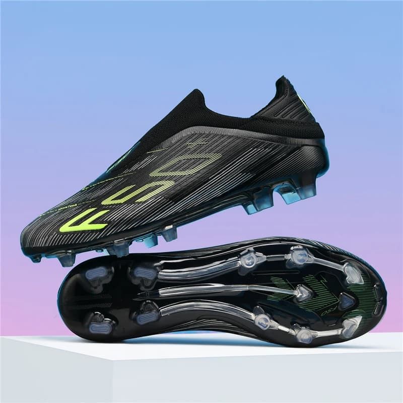 Novas Chuteiras de Futebol Masculinas para Gramado e Futsal, Confortáveis, Ultraleves, Antiderrapantes, para Campo e Salão, Adulto