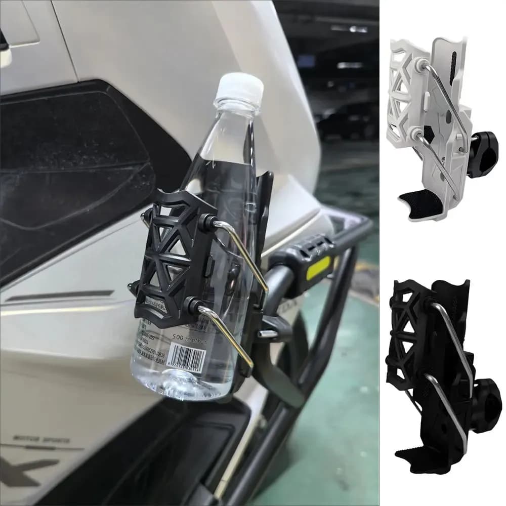 Suporte ajustável para garrafa de água, suporte para guidão para mtb, ciclismo de estrada, bicicleta elétrica, acessórios para motocicleta
