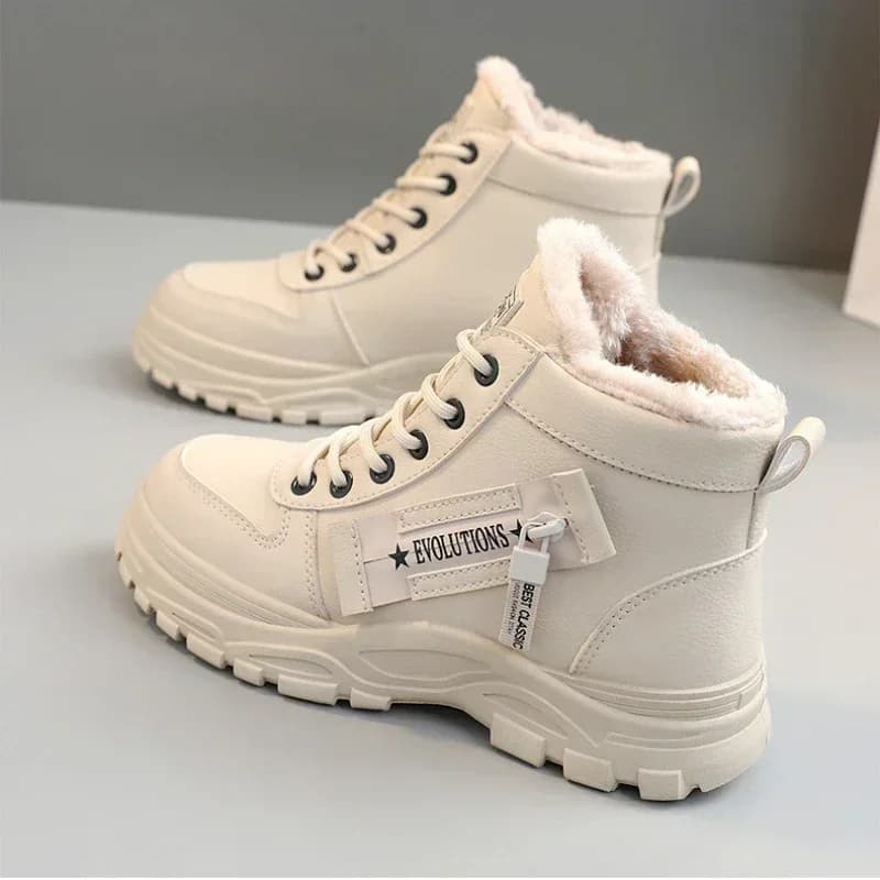 Botas de neve de inverno para mulheres casuais sapatos de alta qualidade quentes das mulheres tênis plataforma tornozelo botas plus size 45 zapatillas de mujer novo