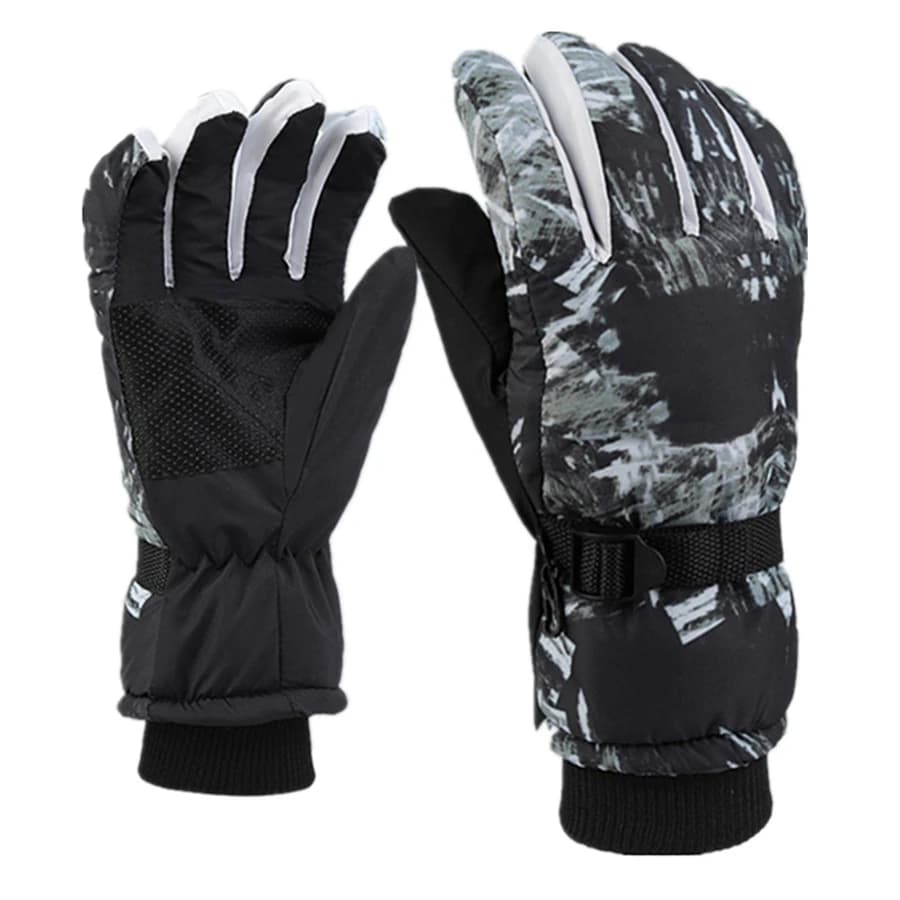 Homens preto luvas de esqui ultraleve plutônio à prova dwindproof água inverno luvas quentes snowboard masculino ciclismo motocicleta equitação neve à prova vento