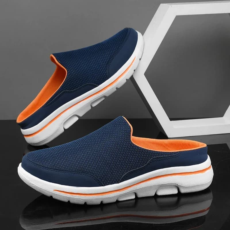 2025 chinelos masculinos verão respirável casa interior chinelos homens fundo grosso slides moda casal sapatos de caminhada plus size 39-48