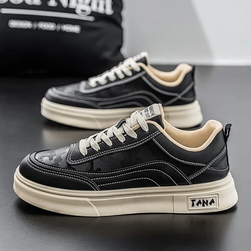 2025 novos tênis de skate masculino verão respirável preto camuflagem venda quente confortável casual esportes calçados na moda tênis