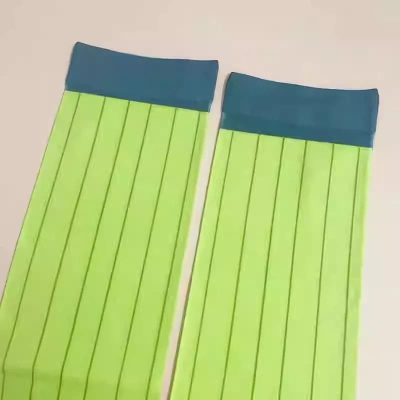 Anime mitsuri kanroji cosplay prop estilo jk meias finas feminino listrado cor bloco cosplay coxa altas uso diário dia das bruxas