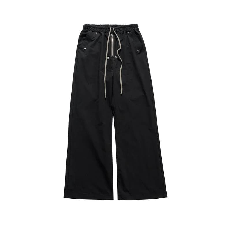 Owen Seak Calça Harém Cargo Masculina Casual Baggy Roupas Góticas High Street Verão Calças de Trabalho Longas Soltas Calças de Moletom Pretas