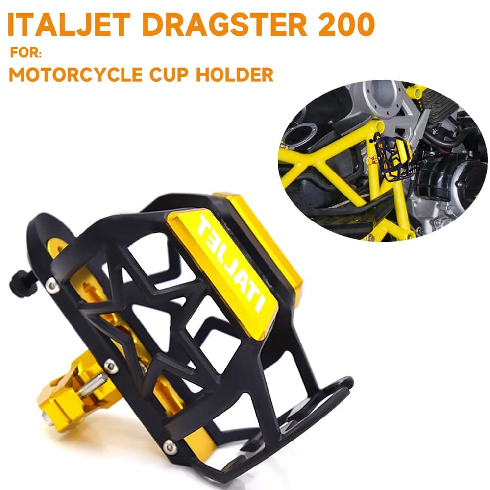 Para italjet dragster 200 125 150 300 e01 acessórios da motocicleta suporte de garrafa de água titular da garrafa motocross suporte de bebidas