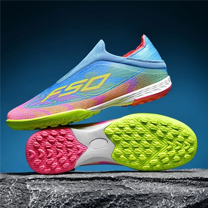 Novos sapatos de futebol masculino grama adulto antiderrapante botas de futebol ultraleve esporte indoor chuteiras fg turf futsal confortável