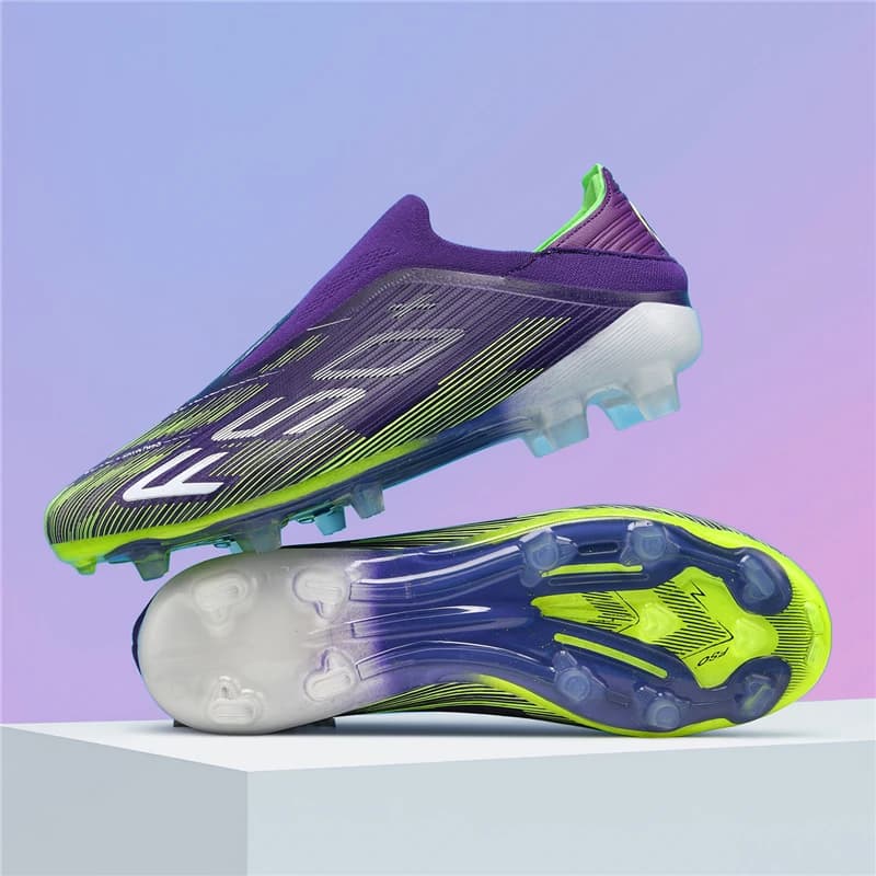 Novas Chuteiras de Futebol Masculinas para Gramado e Futsal, Confortáveis, Ultraleves, Antiderrapantes, para Campo e Salão, Adulto