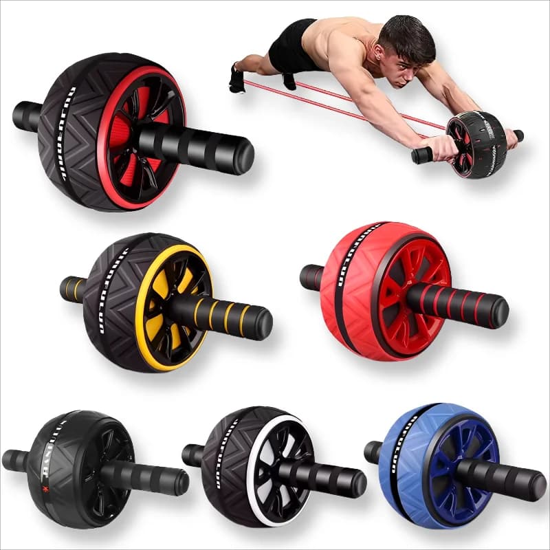 Ab rolo roda para abs core treino antiderrapante casa ginásio equipamentos de fitness das mulheres dos homens exercício de treinamento abdominal