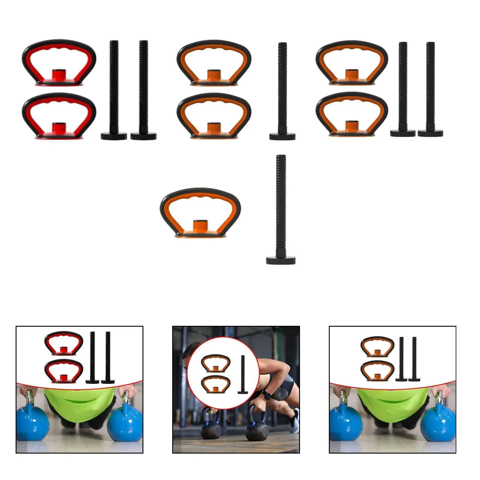 Kettlebell alça multifuncional kettlebell push up grip alça para equipamentos de fitness ao ar livre treinamento musculação