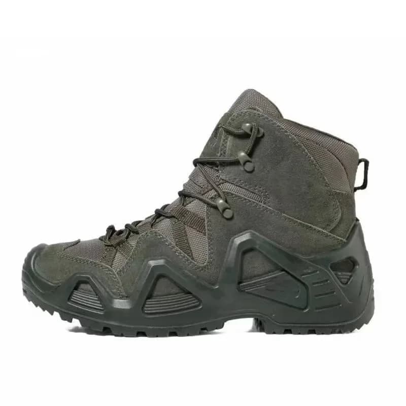 Botas táticas de combate dos homens à prova dwaterproof água ao ar livre caminhadas tornozelo botas de trabalho escalada botas táticas militar intervenção sapatos de segurança