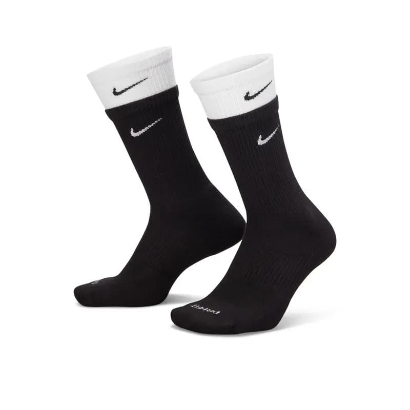 Meias Nike masculinas e femininas, meias casuais, meias modernas de cano médio para basquete, corrida e fitness Dd2795-011