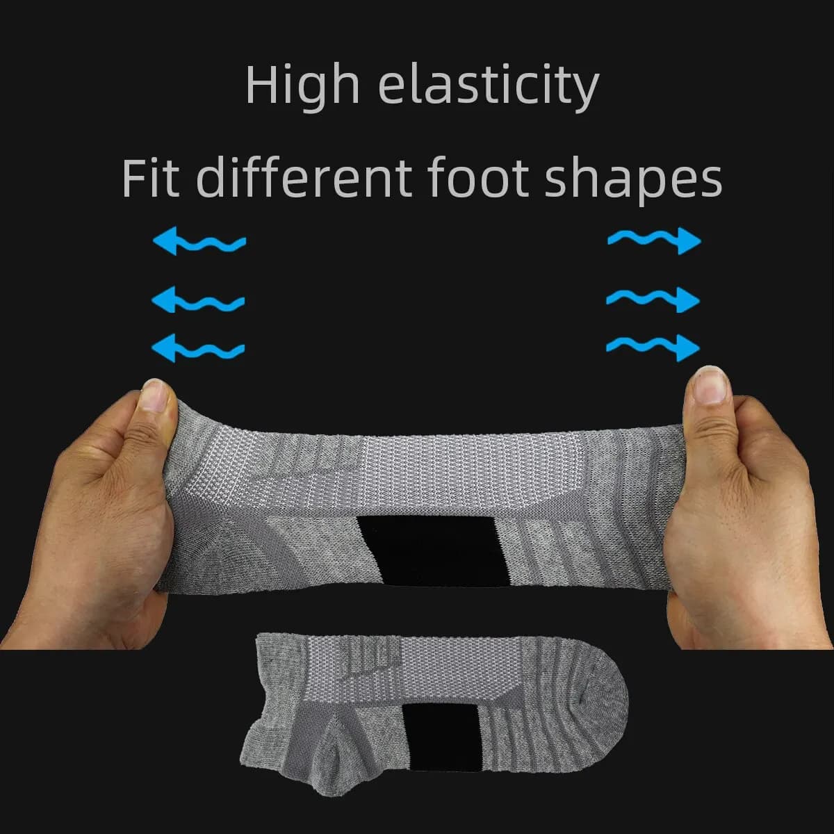 3 pares meias esportivas das mulheres dos homens meias curtas de corrida desempenho tornozelo almofada resistente ao desgaste anti deslizamento basquete meias casuais