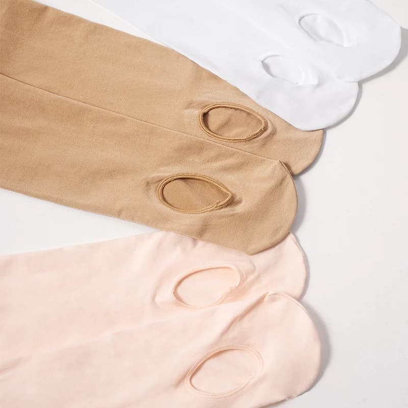 Atacado meia-calça de balé 60d conversível meias de balé mulher ballet dança leggings meia-calça sem costura com furo