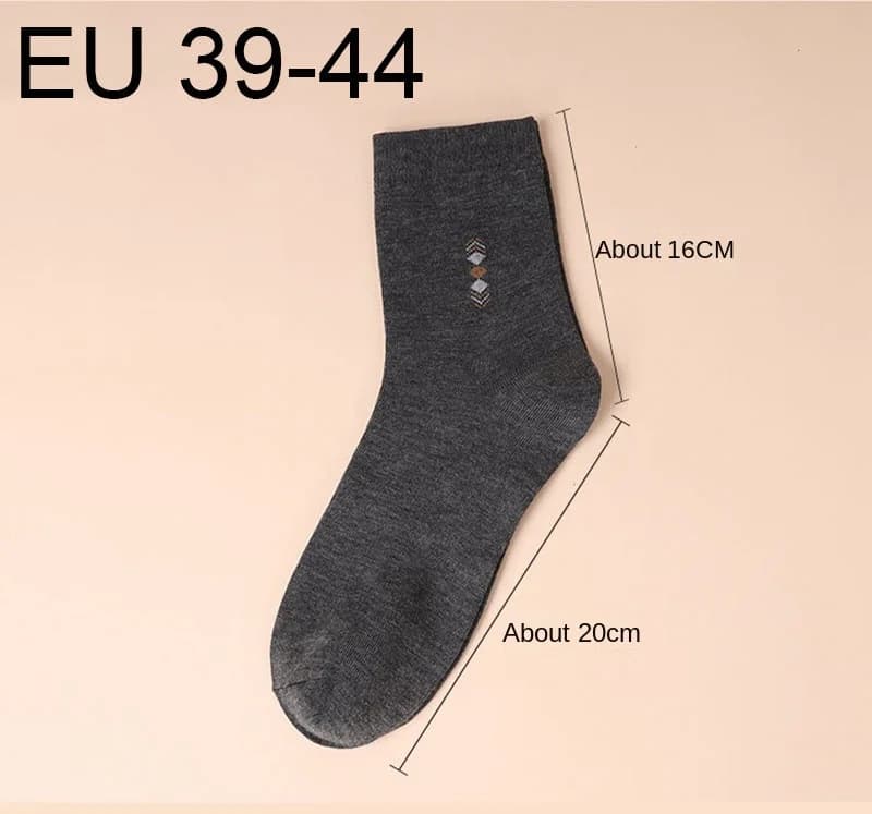 5 pares/lote moda masculina meias engrossadas quatro estações lazer respirável desodorante meados de tubo meias de algodão alta qualidade ue 38-44