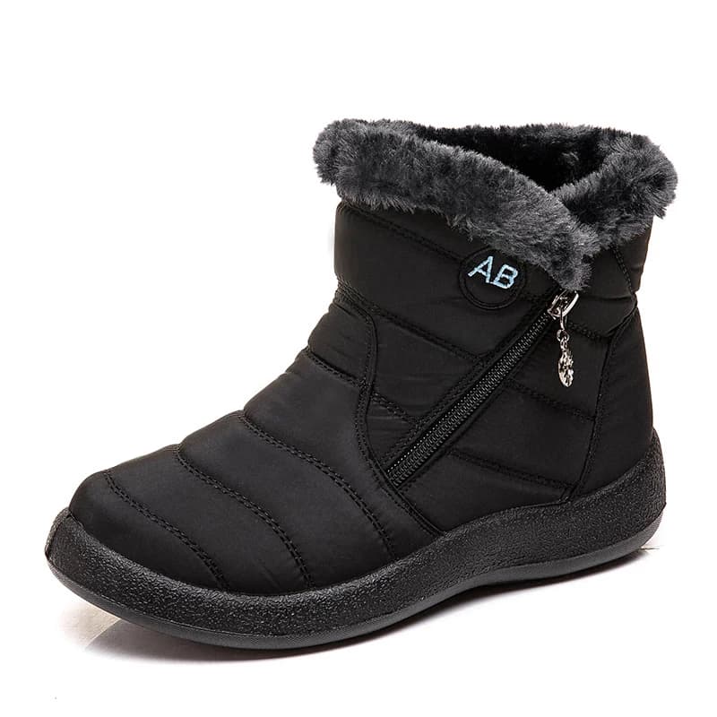 Botas femininas de neve confortáveis botas femininas à prova dwaterproof água sapatos com zíper mulher pele macia botas de inverno botas mujer