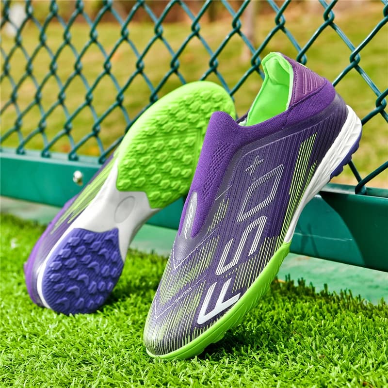 Novas Chuteiras de Futebol Masculinas para Gramado e Futsal, Confortáveis, Ultraleves, Antiderrapantes, para Campo e Salão, Adulto