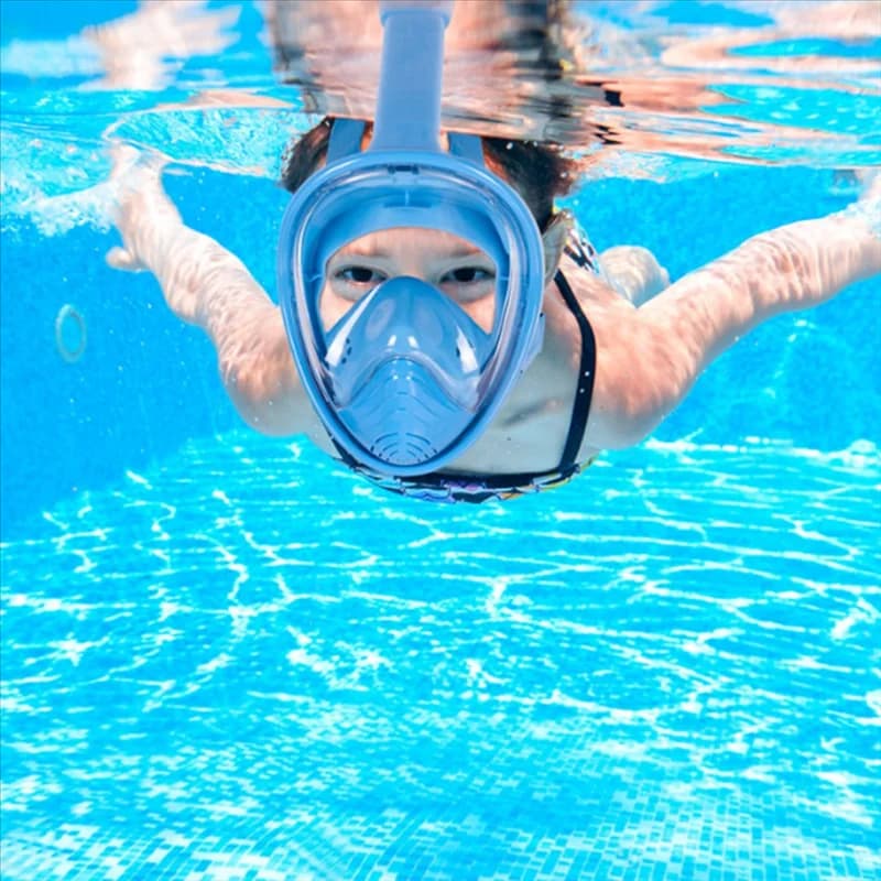 2525 + com snorkel facial completo destacável máscara de silicone adulto mergulho natação máscara de mergulho ampla visão anti-nevoeiro anti-vazamento