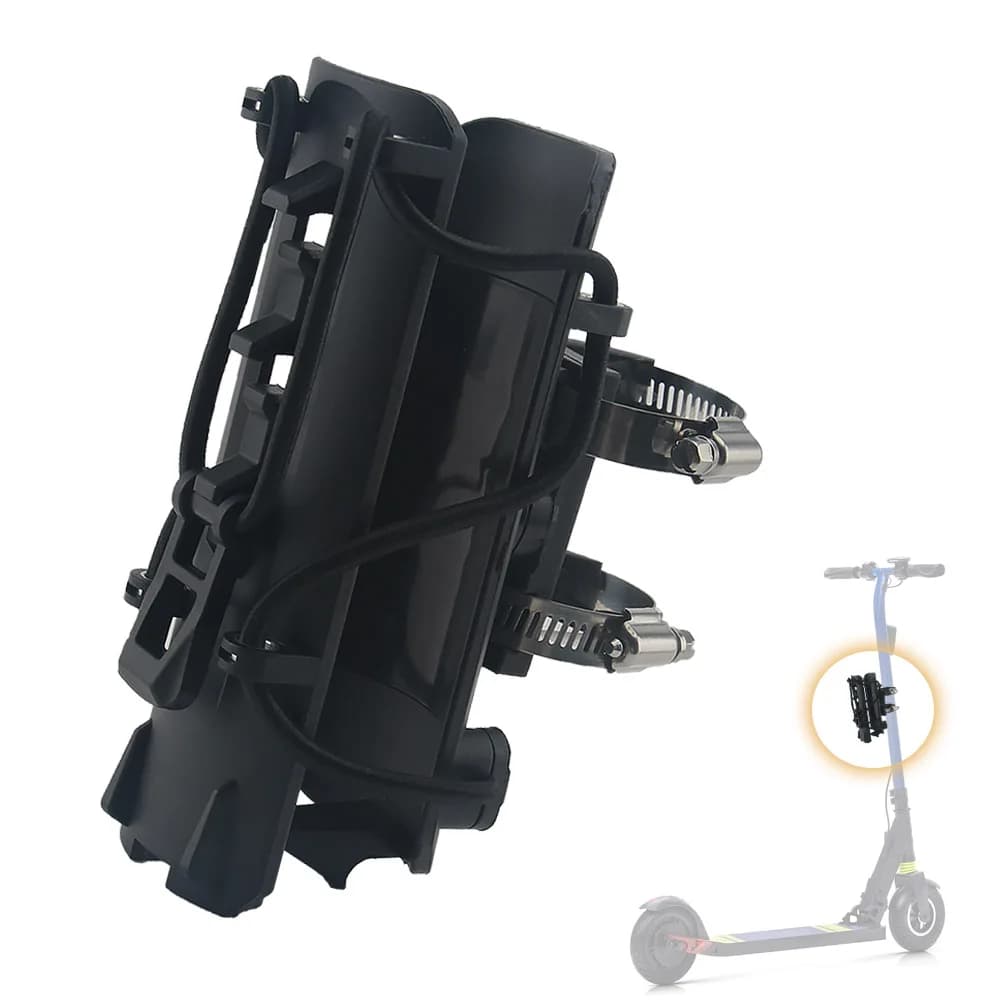 Suporte universal para garrafa de água para scooter elétrica, suporte ajustável para garrafa de água, guidão de 22mm-75mm, acessórios para scooter