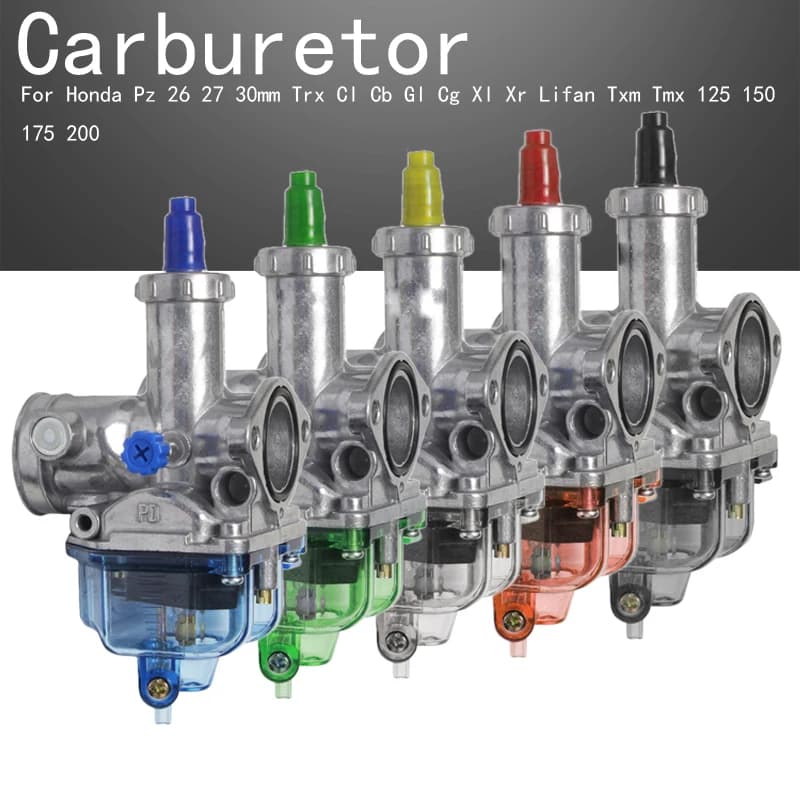 Carburador para Pz 26 27 30mm Trx Cl Cb Gl Cg Xl Xr Lifan Txm 125 150 175 200