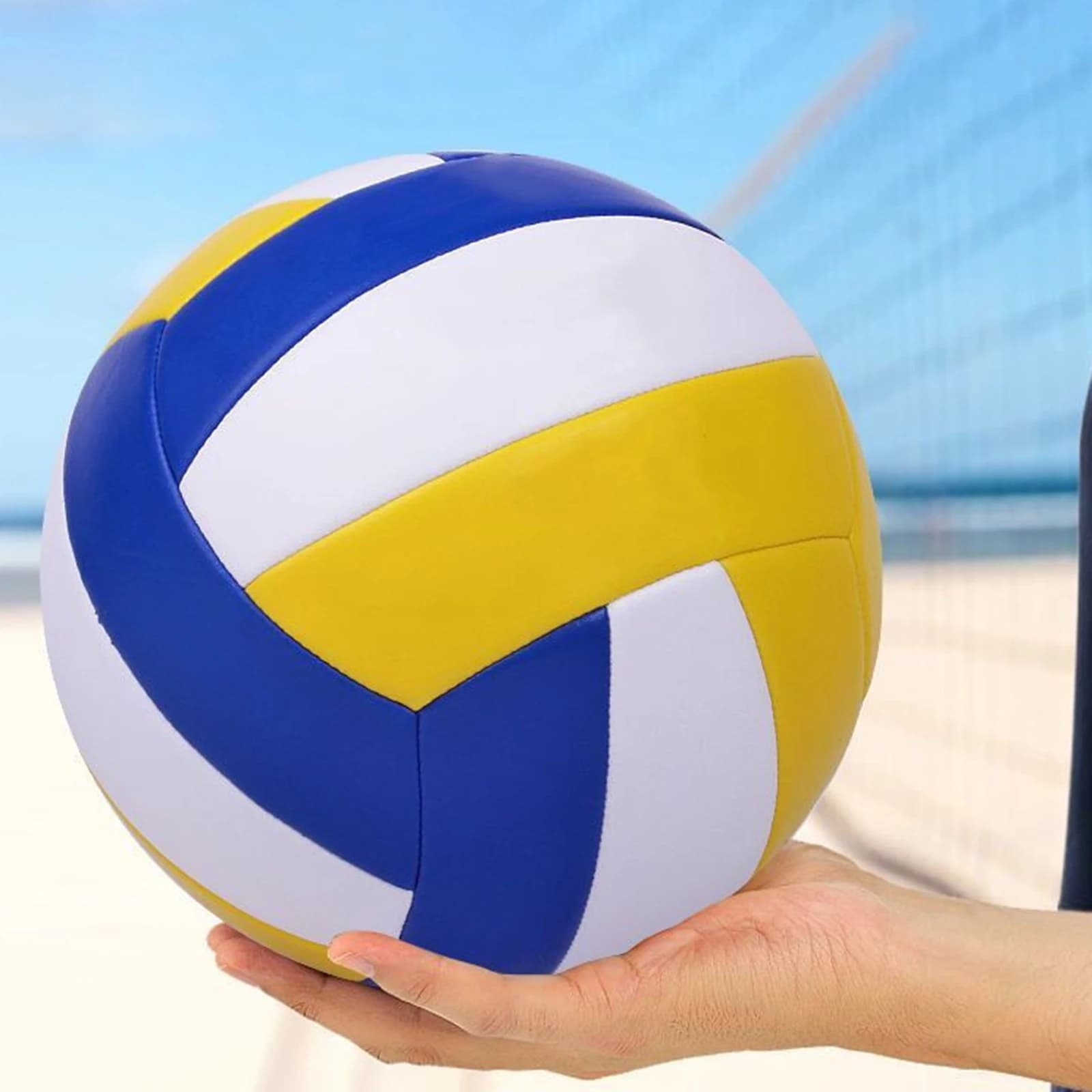 Bola de vôlei profissional para treinamento, jogo, para jovens iniciantes, bola de prática interna, vôlei de praia ao ar livre, 1 peça