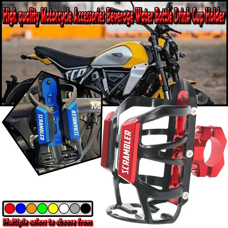 Suporte para Garrafa de Bebida para Motocicleta Scrambler 800 1100 ICON 800 Desert Sled