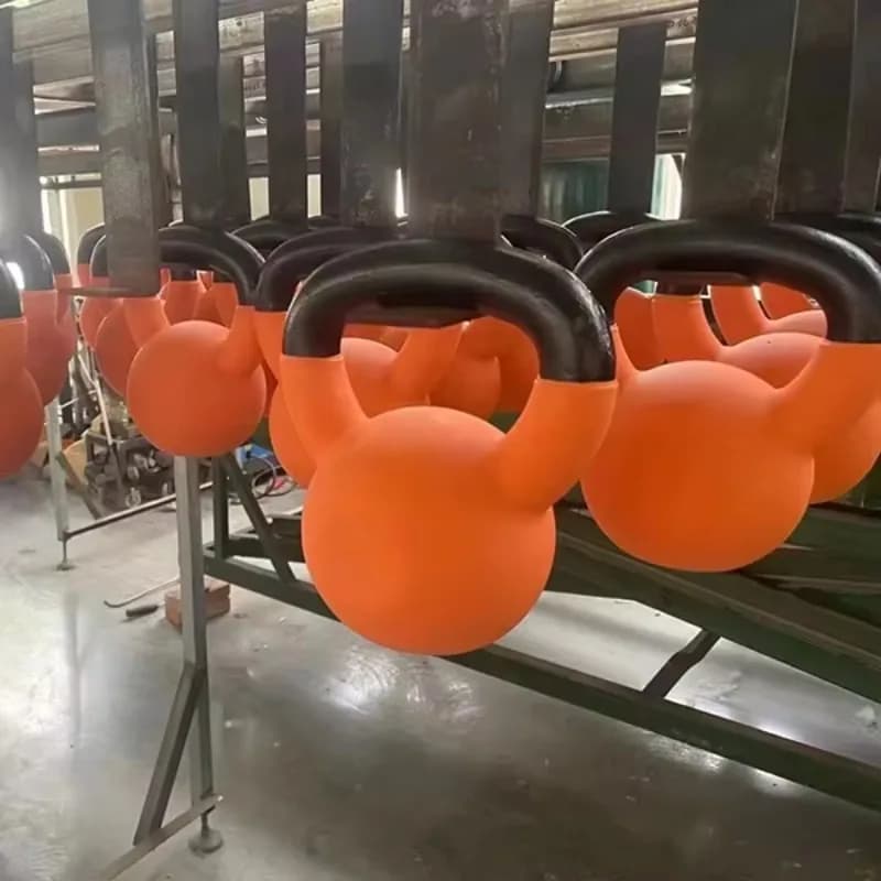 Kettlebells de PVC de alta qualidade disponíveis em todos os tamanhos e várias cores para kettlebells de força e treinamento