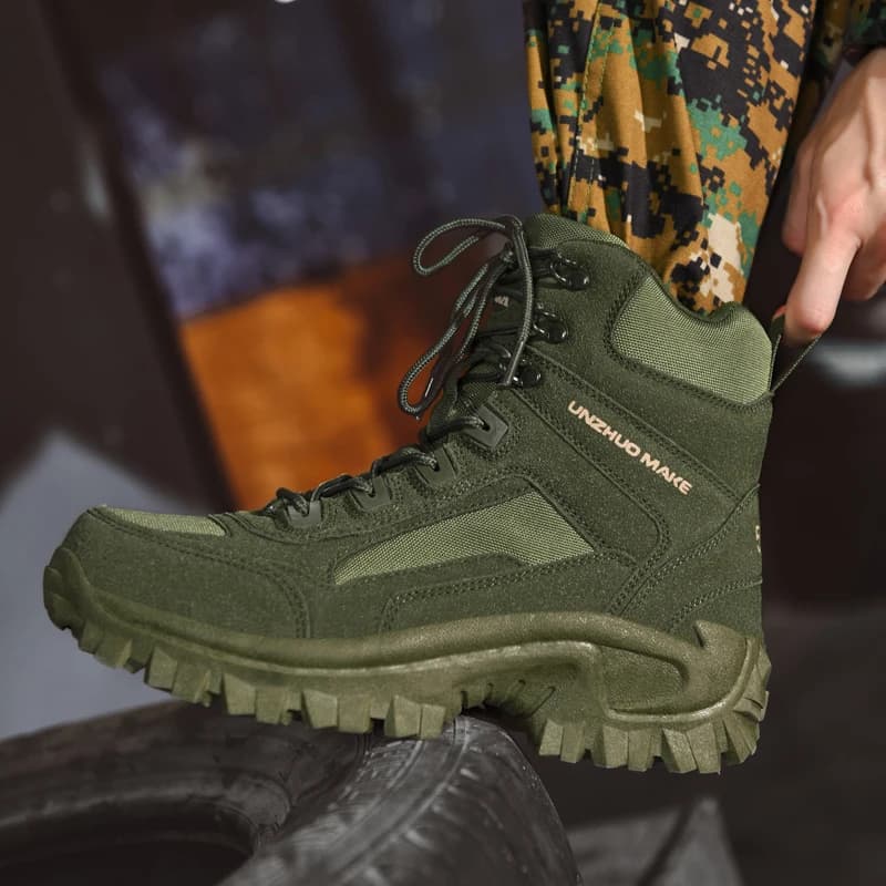 Novas botas masculinas sapatos táticos ao ar livre tênis caminhadas montanhismo caminhada jogging tornozelo botas botas costurno masculino