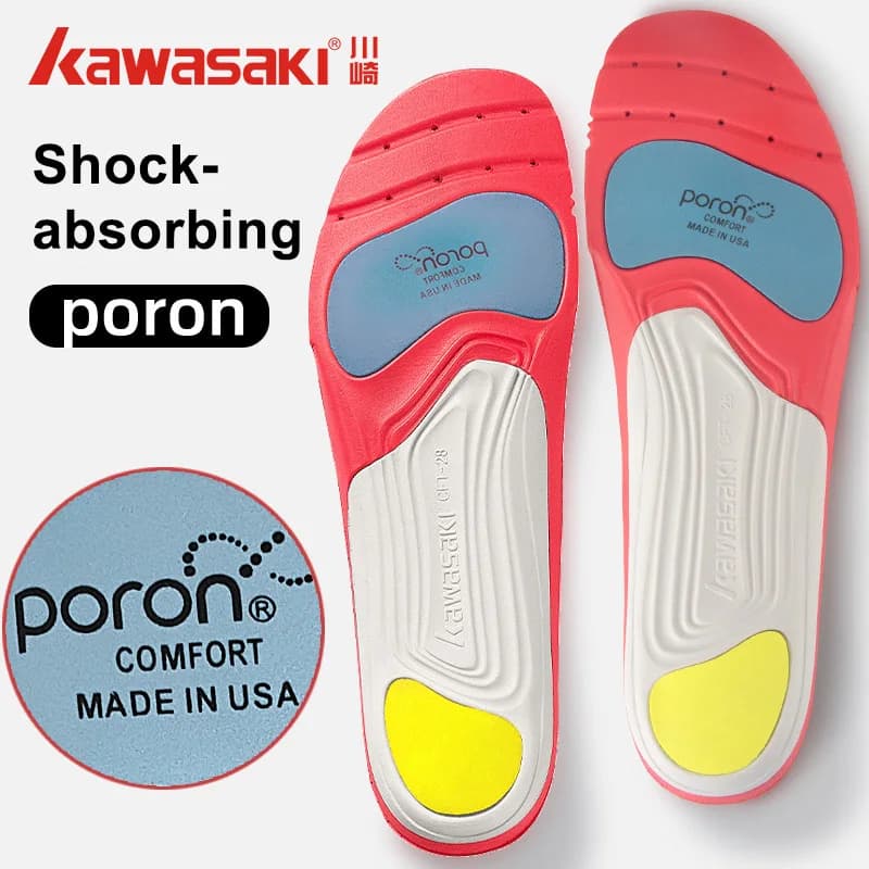 Kawasaki palmilha respirável para homens e mulheres absorvente de suor palmilhas esportivas respiráveis CFT-28 tênis acessórios