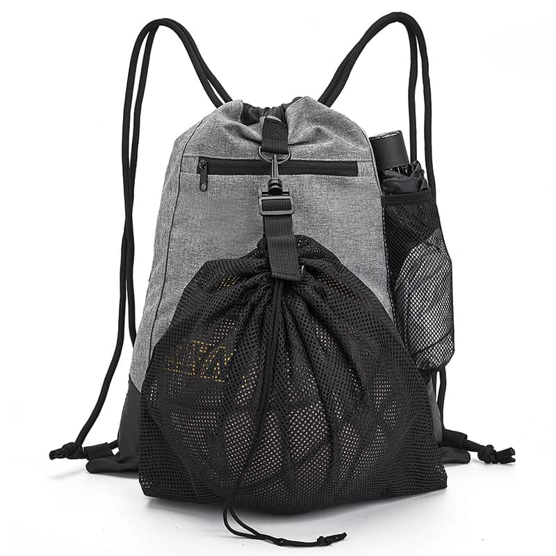 Bolsa de bola esportiva portátil, basquete, futebol, vôlei, mochila de armazenamento, suprimentos ao ar livre