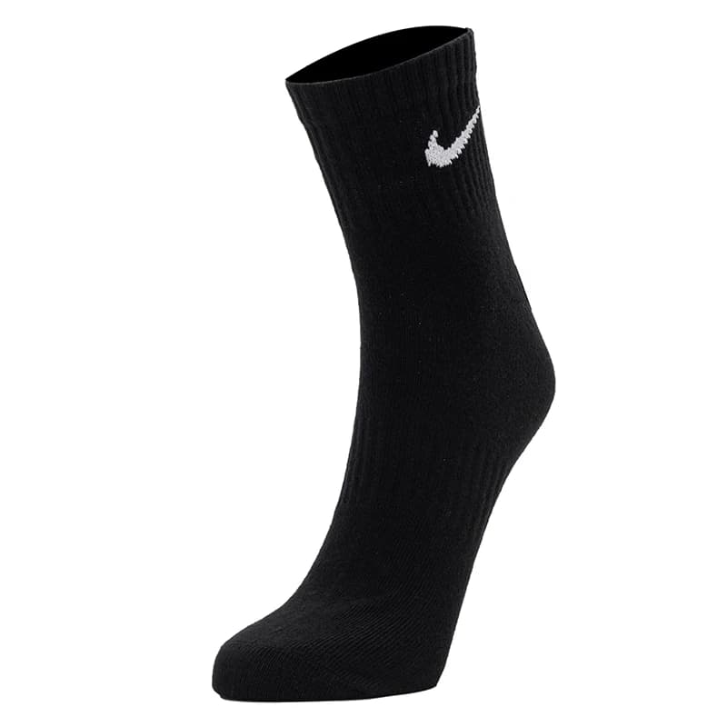 Meias masculinas Nike, meias femininas, meias esportivas, meias de treinamento ao ar livre, meias casuais, meias esportivas de corte médio (3 pares) Sx7677-010
